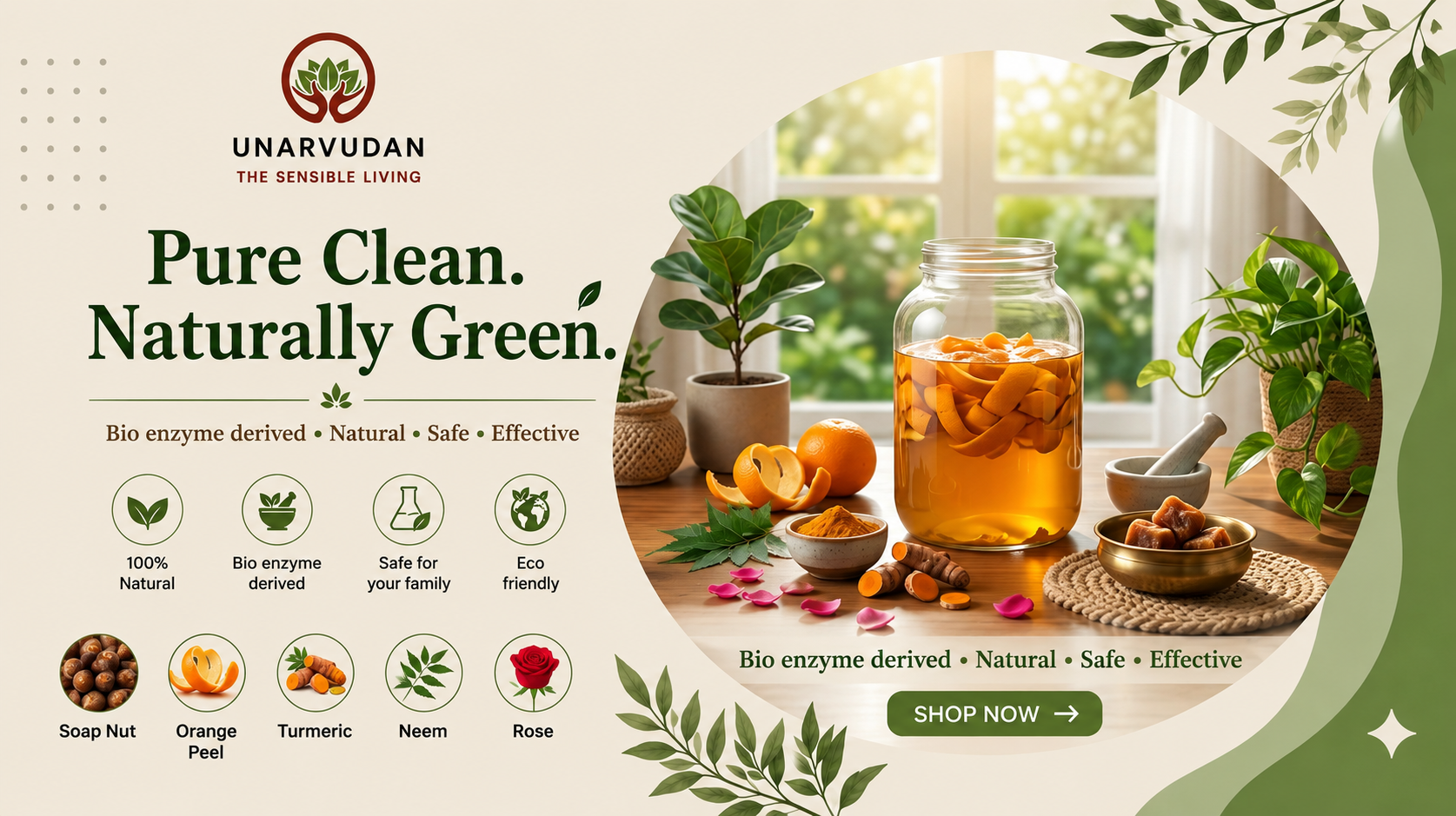 Transforming fruit peels, herbs, and time-honoured fermentation into effective solutions for everyday living.